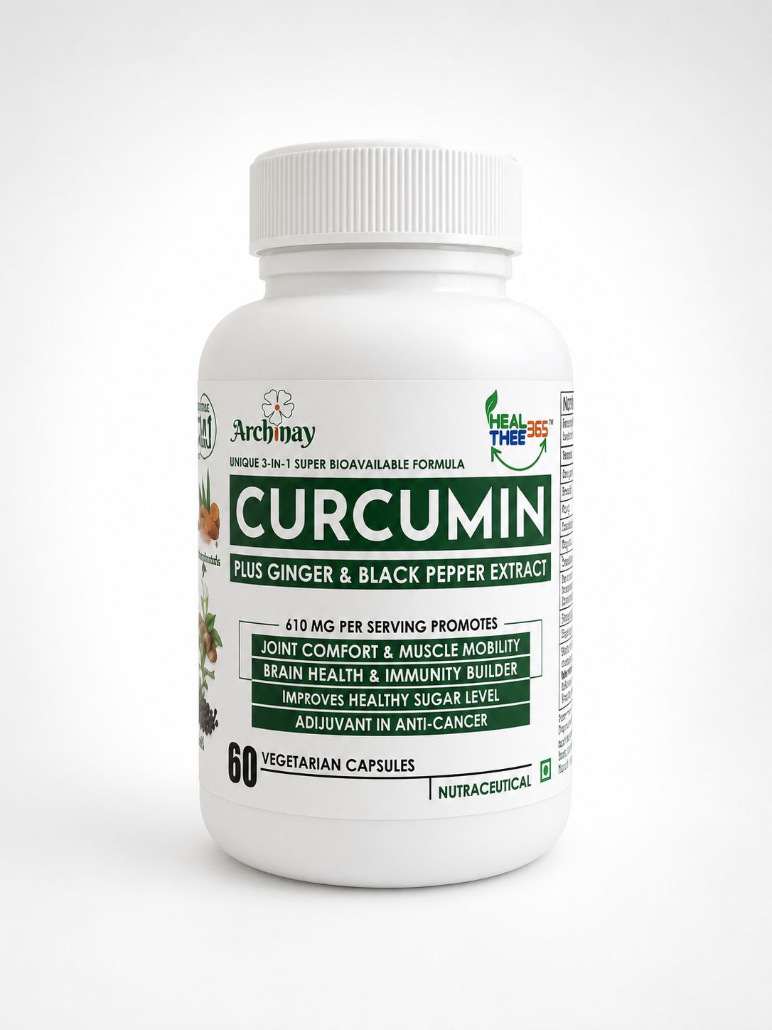 Curcumin Ginger Piperine